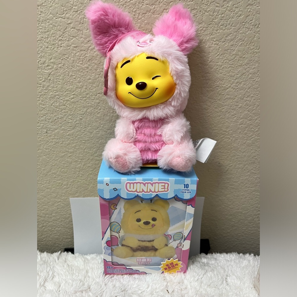 Winnie The Pooh Pink Plush Pendant Bag Charm